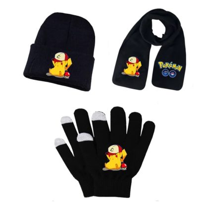 Pokemon Winter Sets: Mütze, Schal und Handschuhe - viele Motive