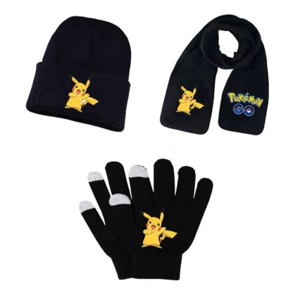 Pokemon Winter Sets: Mütze, Schal und Handschuhe - viele Motive – Bild 3
