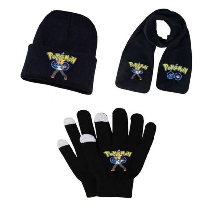 Pokemon Winter Sets: Mütze, Schal und Handschuhe - viele Motive – Bild 6