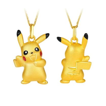 Süße Pokemon Pikachu Halsketten oder Ringe – Bild 3