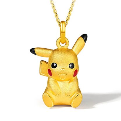 Süße Pokemon Pikachu Halsketten oder Ringe – Bild 6