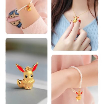 Süße Pokemon Pikachu Halsketten oder Ringe – Bild 11