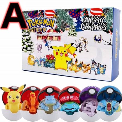 Pokémon 6-teiliges Pokeball Weihnachts Set – Bild 5