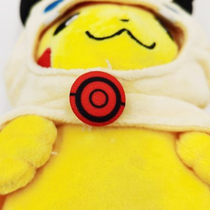 Plüschfigur Pokémon Pikachu verkleidet als Victini, ca. 20 cm – Bild 5