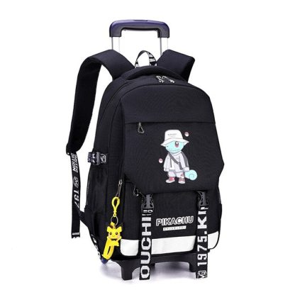 Pokémon 2in1 Trolley-Rucksack / Schul Koffer – Bild 5