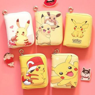 Süßes Pokémon Portemonnaie mit Pikachu Aufdruck in verschiedenen Motiven