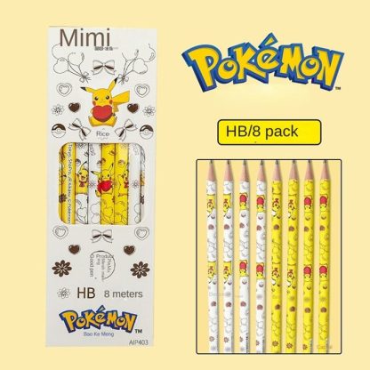 Pokemon Pikachu Bleistiftset 8 Stück – Bild 2