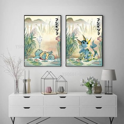 Pokémon Poster Kunstdruck im japanischen Stil – Bild 6