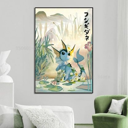 Pokémon Poster Kunstdruck im japanischen Stil – Bild 8