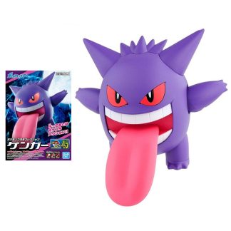 Gengar Figur zum selbstbauen mit rausgestreckter Zunge