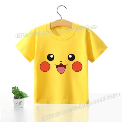 Kinder T-Shirts mit niedlichen Pokemon oder Pikachu Motiven – Bild 5