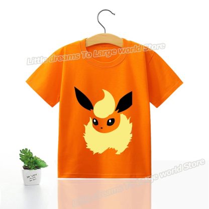Kinder T-Shirts mit niedlichen Pokemon oder Pikachu Motiven – Bild 20