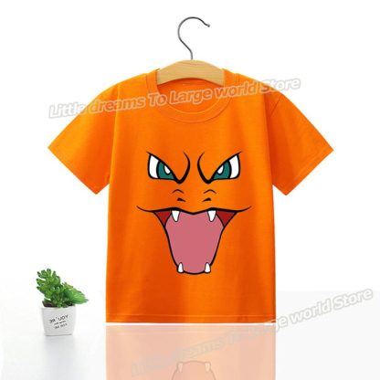 Kinder T-Shirts mit niedlichen Pokemon oder Pikachu Motiven – Bild 22