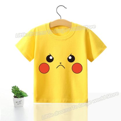 Kinder T-Shirts mit niedlichen Pokemon oder Pikachu Motiven – Bild 24