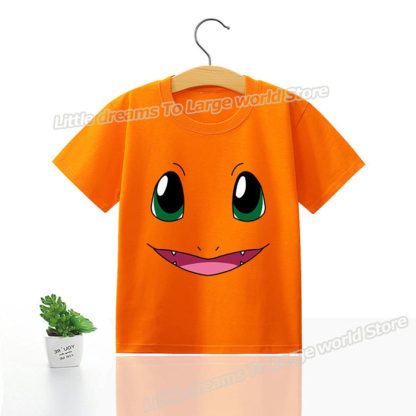 Kinder T-Shirts mit niedlichen Pokemon oder Pikachu Motiven – Bild 32