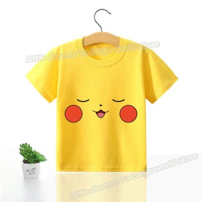 Kinder T-Shirts mit niedlichen Pokemon oder Pikachu Motiven – Bild 33