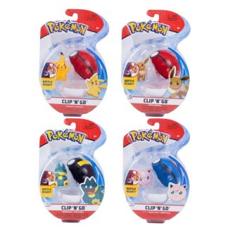 Pokémon Figur mit Pokeball Clip n Go Spielzeug