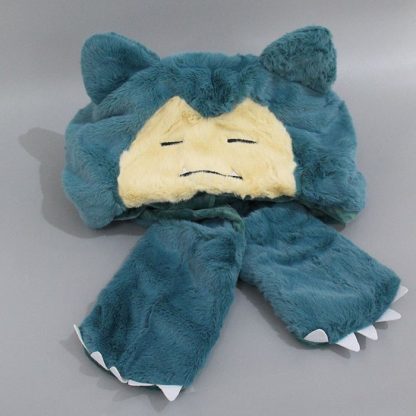 Pokémon Relaxo Snorlax plüschige Cosplay Mütze mit langen Ohren – Bild 6