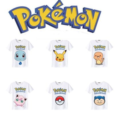 Pokemon und Pikachu Sommer T-Shirts in vielen tollen Motiven – Bild 3