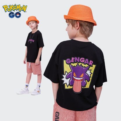 Cooles Gengar Sommer T-Shirt für Kinder – Bild 2