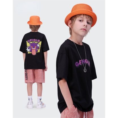 Cooles Gengar Sommer T-Shirt für Kinder – Bild 11