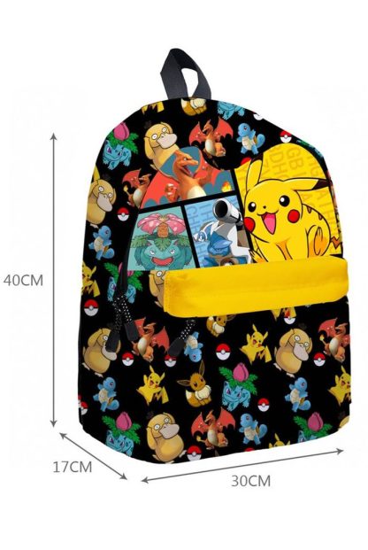 Pokémon Kinder Schulrucksack und Stiftetui – Bild 5