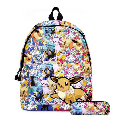 Pokémon Kinder Schulrucksack und Stiftetui – Bild 25