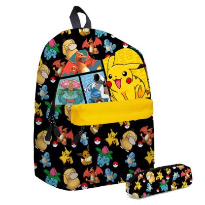 Pokémon Kinder Schulrucksack und Stiftetui – Bild 26