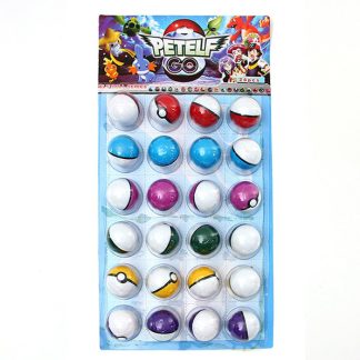 24er Set Pokébälle mit Pokémon Figuren
