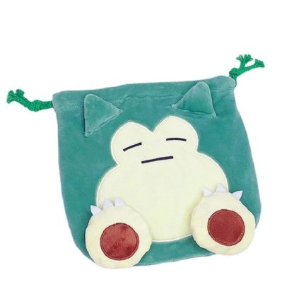 Flauschiger Snorlax Relaxo Beutel Tasche – Bild 2
