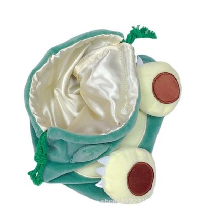 Flauschiger Snorlax Relaxo Beutel Tasche – Bild 4