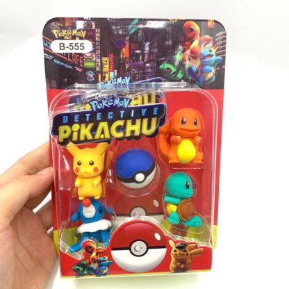 Pokemon Pikachu 3in1 Radiergummi Set (zufällige Auswahl) – Bild 6