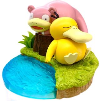 Flegmon Slowpoke und Enton Psyduck Figur