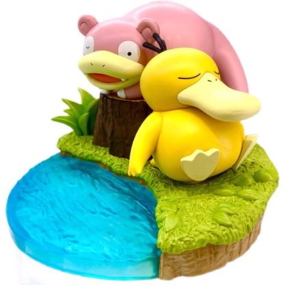 Flegmon Slowpoke und Enton Psyduck Figur