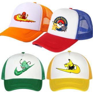 Pikachu Pokemon Baseball Mützen in vielen Motiven für Kinder oder Erwachsene