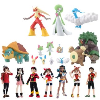 Pokémon Figuren mit Trainer und Pokemon - verschiedene Motive