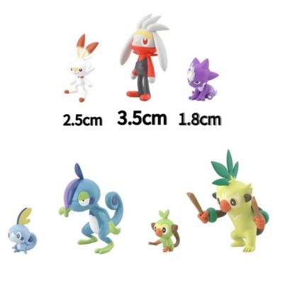 Pokémon Figuren mit Trainer und Pokemon - verschiedene Motive – Bild 3