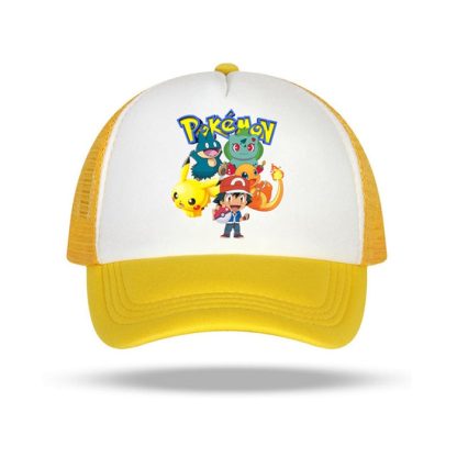 Pikachu Pokemon Baseball Mützen in vielen Motiven für Kinder oder Erwachsene – Bild 26