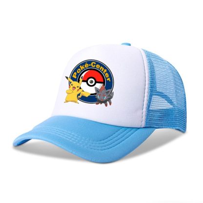 Pikachu Pokemon Baseball Mützen in vielen Motiven für Kinder oder Erwachsene – Bild 34