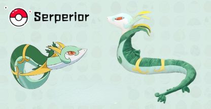 Serperior Serpiroyal Stofftier Pokemon (ca. 110cm) – Bild 5