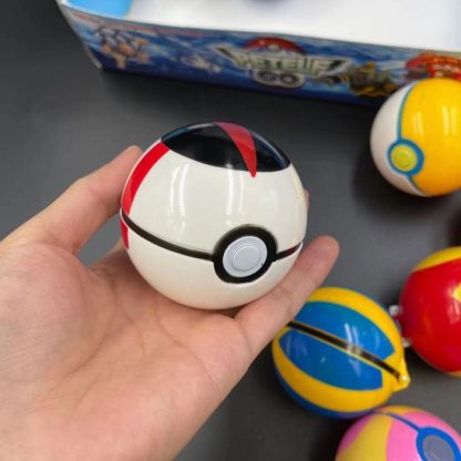 Große Pokebälle (ca. 8cm) mit Figuren (8 Stk. im Spiel Set) – Bild 13