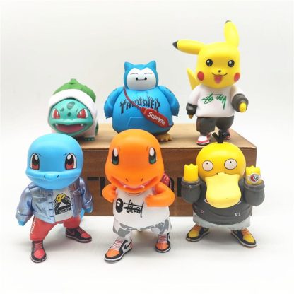 Pokemon Figuren Set - Pikachu Squirtle Charmander Psyduck – Bild 2