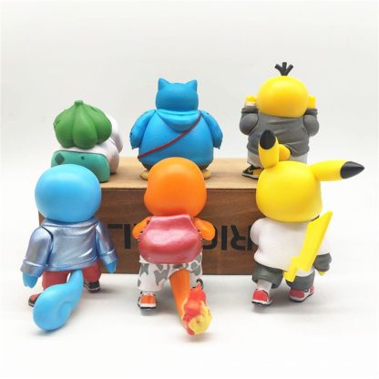 Pokemon Figuren Set - Pikachu Squirtle Charmander Psyduck – Bild 3