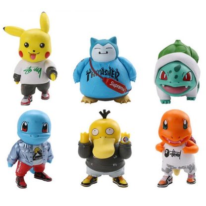 Pokemon Figuren Set - Pikachu Squirtle Charmander Psyduck – Bild 4