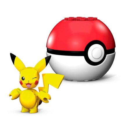 Pokémon Mega Construx Bauset mit Figur und Pokéball – Bild 2