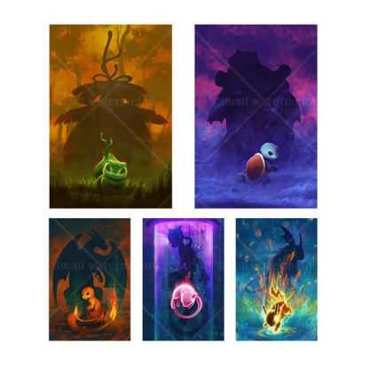 Pokémon Poster Kunstdrucke ungerahmt, viele Motive – Bild 8
