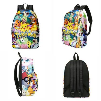 Pikachu Rucksack mit Federmappe im Set für Schule etc. – Bild 3