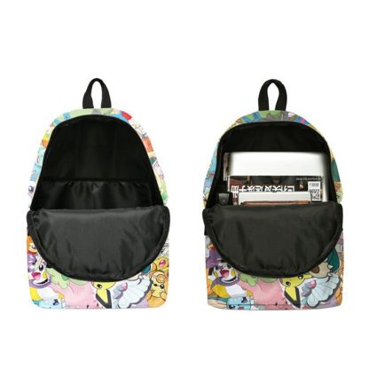Pikachu Rucksack mit Federmappe im Set für Schule etc. – Bild 4