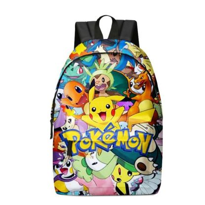 Pikachu Rucksack mit Federmappe im Set für Schule etc. – Bild 6