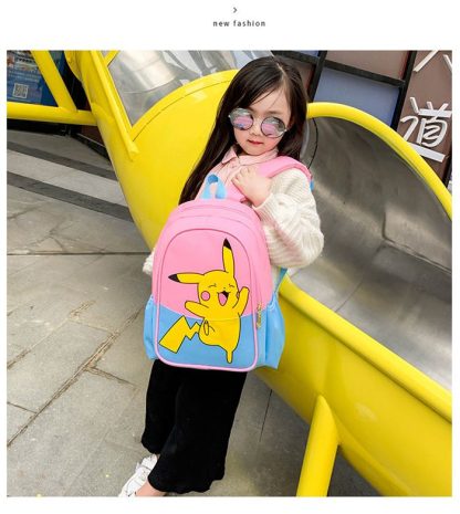 Pikachu Kinder Schul oder Kindergarten Rucksack – Bild 14